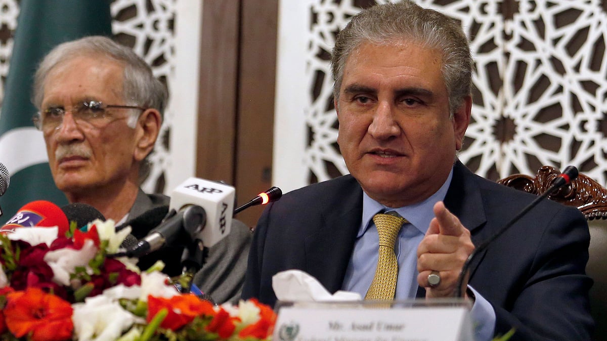 File photo of Pakistan’s Foreign Minister Shah Mehmood Qureshi.