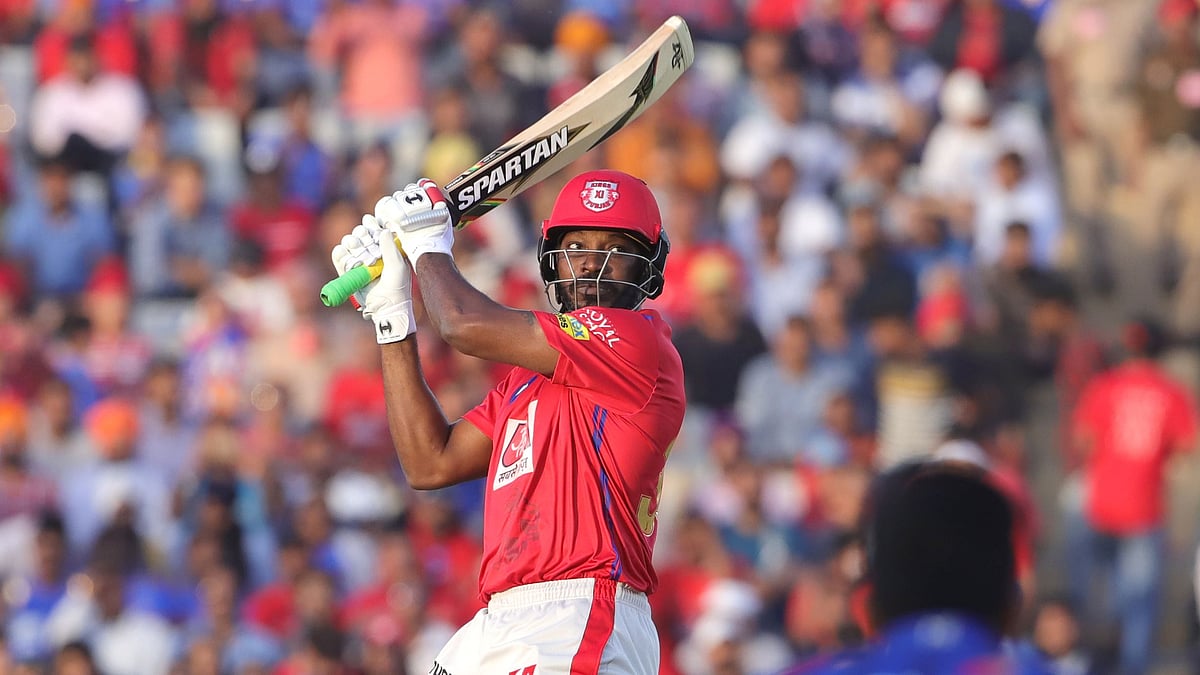 Chris Gayle becomes the first batsman to score 300 sixes in IPL.&nbsp;