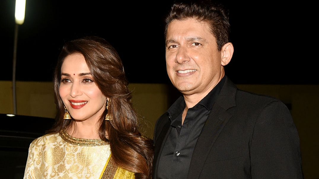 Madhuri Dixit-Nene and her husband Sriram Nene.