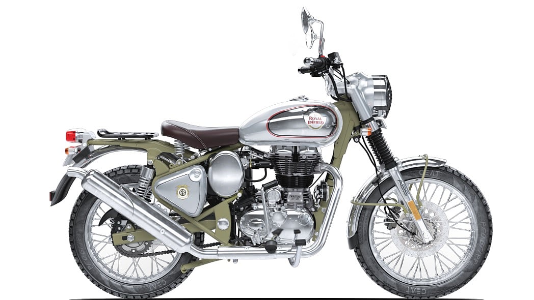 The Royal Enfield Trials is based on the Royal Enfield Bullet chassis. 