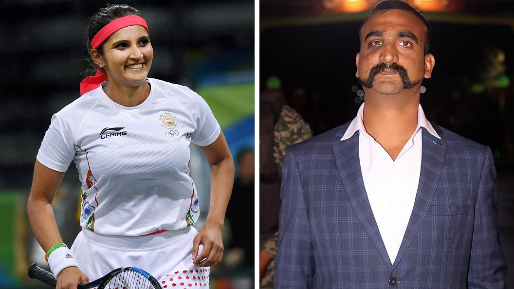 Sania Mirza welcomed home IAF Wing Commander Abhinandan Varthaman upon his return to India.