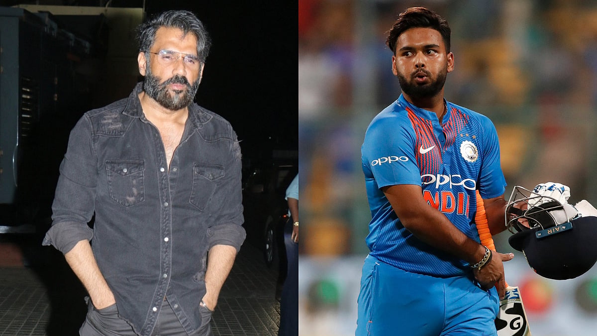 Actor Suniel Shetty defended wicketkeeper-batsman Rishabh Pant.