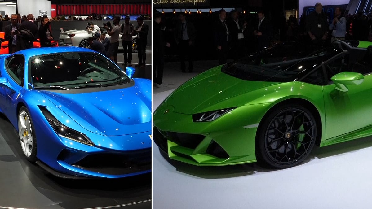 From Bugatti La Voiture Noire to Lamborghini Huracán, check out these luxury cars on display at Geneva Motor Show.