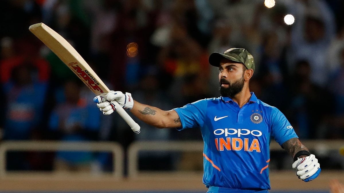Indian skipper Virat Kohli smashed a century off just 85 balls during the third ODI against Australia.