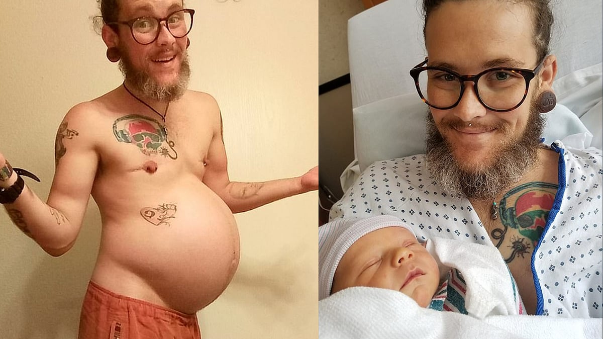Wyley explains that he was only able to feel comfortable about becoming a father once Rowan was born.