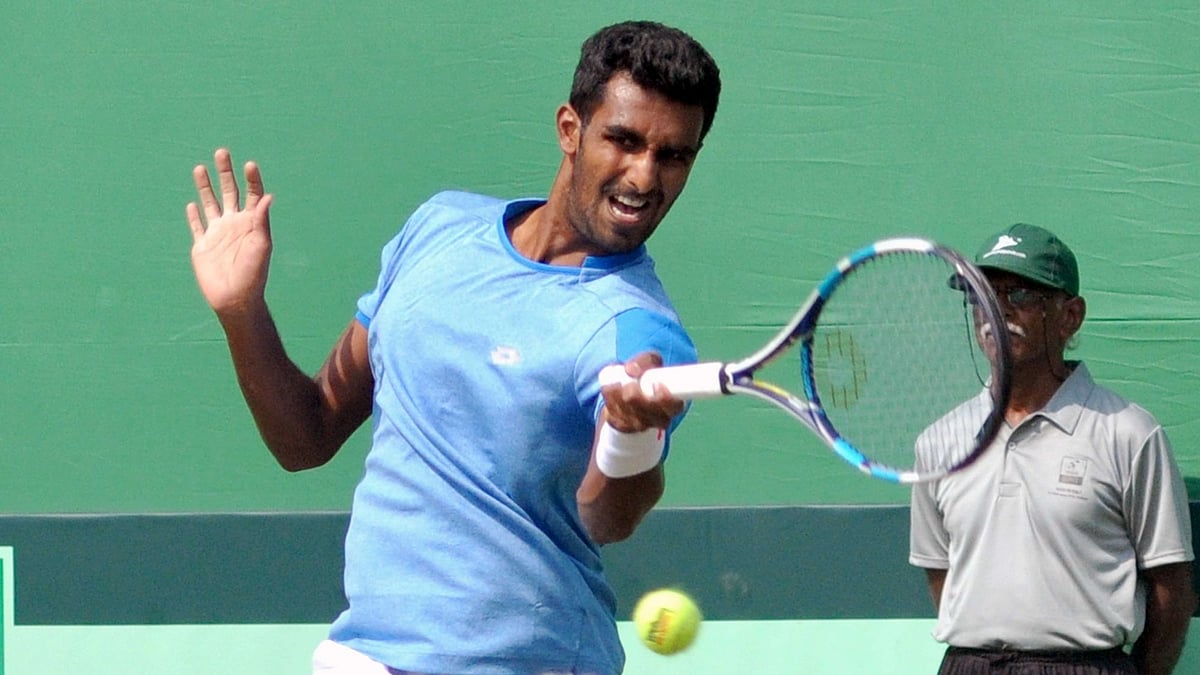 Prajnesh Gunneswaran’s terrific run at the Indian Wells Masters came to an end.