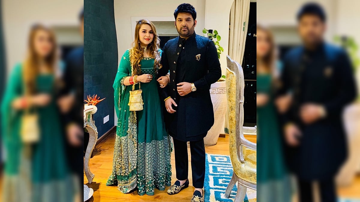 Kapil Sharma with wife Ginni Chatrath