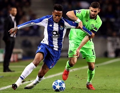 Eder Militao (L). (Xinhua/Catarina Morais/IANS)