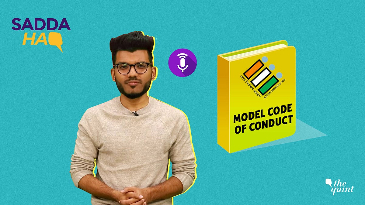 The Model Code of Conduct applies from the day polls are announced to the day the election results are declared. 