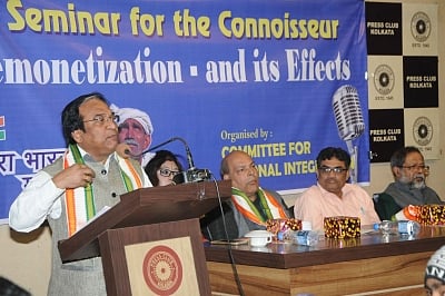 BJP leader Jay Prakash Majumdar (L). (Photo: IANS)