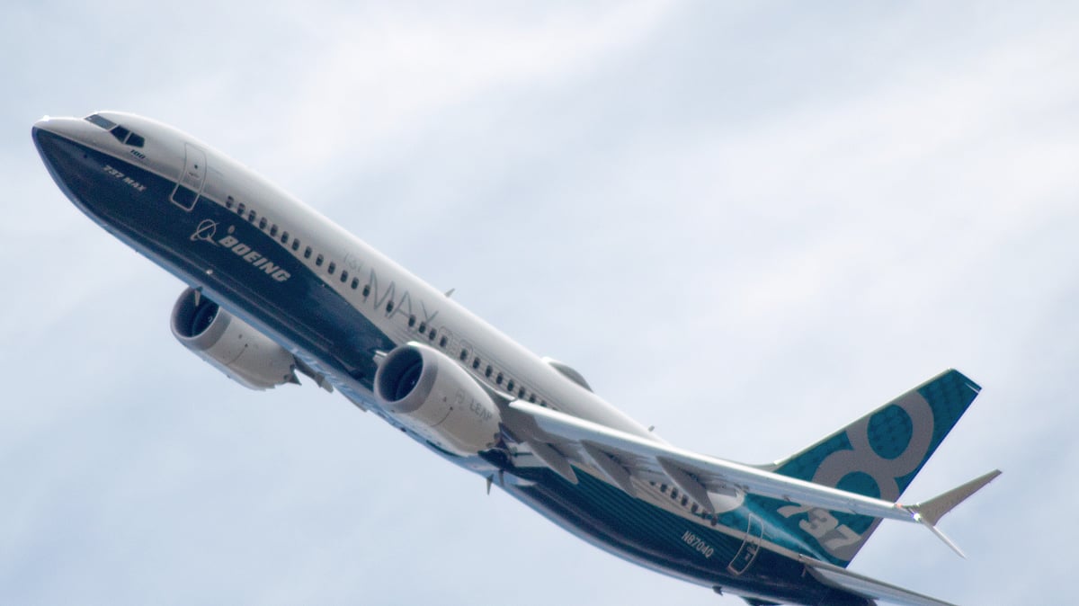 A Boeing 737 MAX 8 aircraft. 