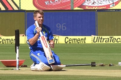 Australian cricketer David Warner missed the first Test against India due to injury. 