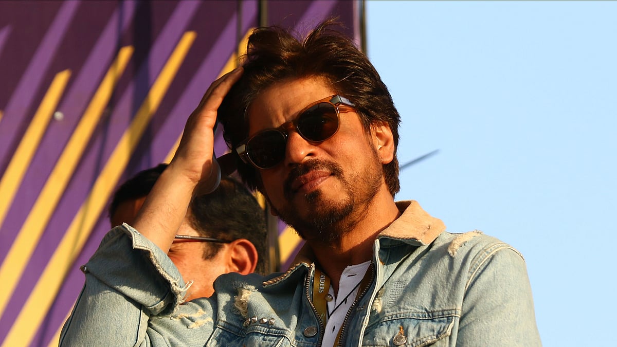 Shah Rukh Khan in Eden Gardens.&nbsp;