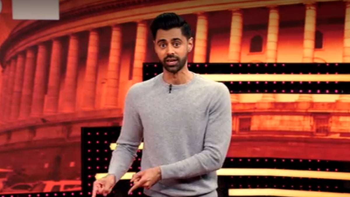 The latest episode of Patriot Act deals with the upcoming Lok Sabha elections.