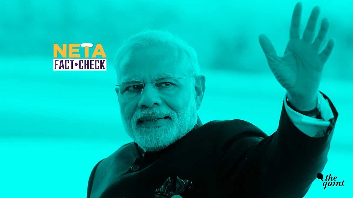 PM Modi gave inaccurate figures for UPA era during an event near Ahmedabad.