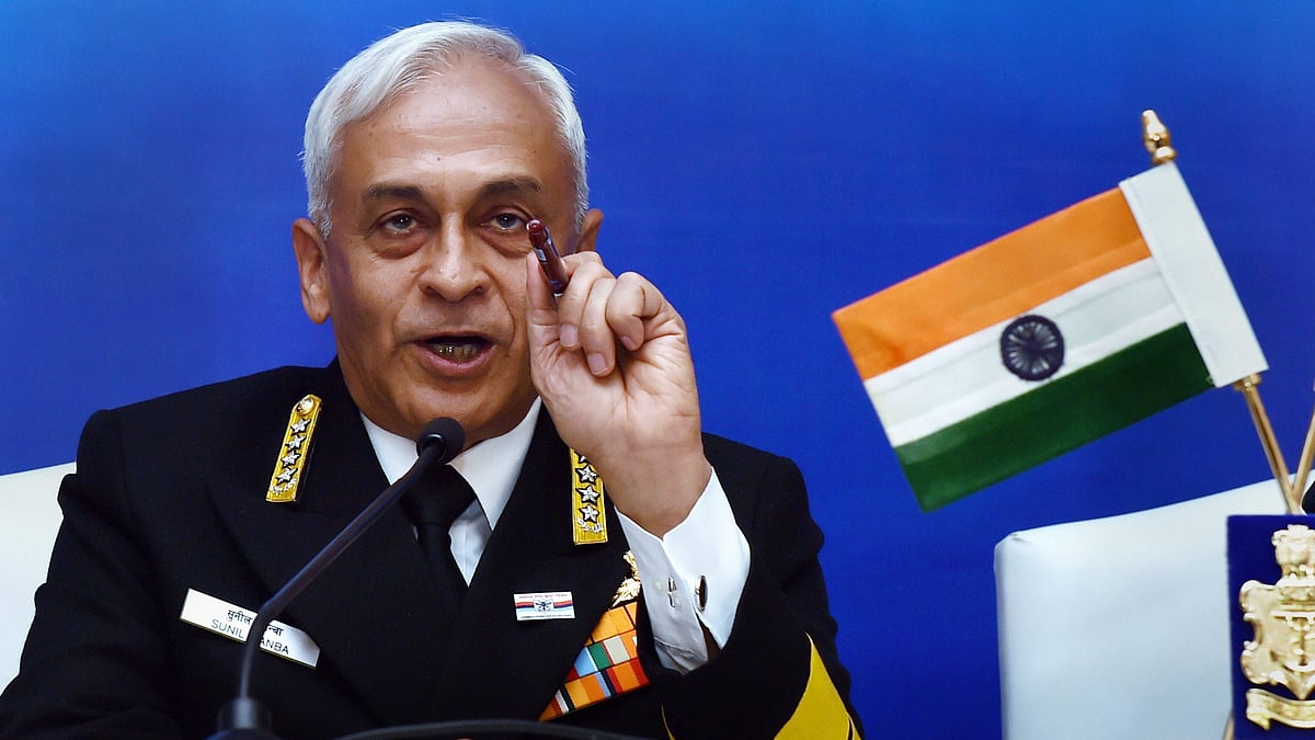 Chief of the Naval Staff Admiral Sunil Lanba.