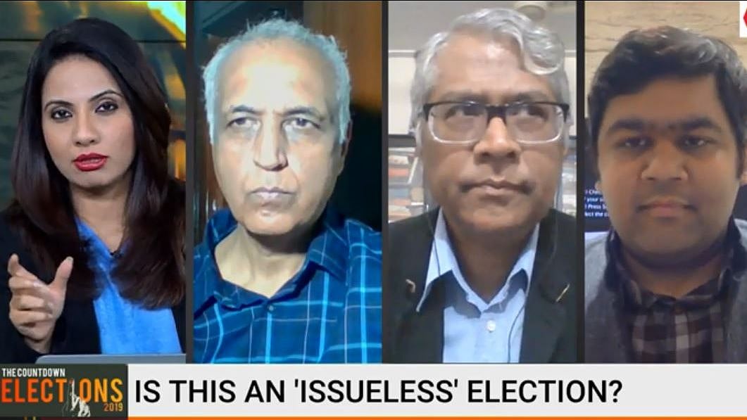 From the Left: Tamanna Inamdar with Madhavan Narayanan,  R Jagannathan and Manu Sharma.
