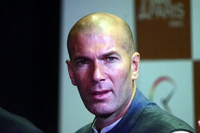 Real Madrid coach and former French footballer Zinedine Zidane.&nbsp;