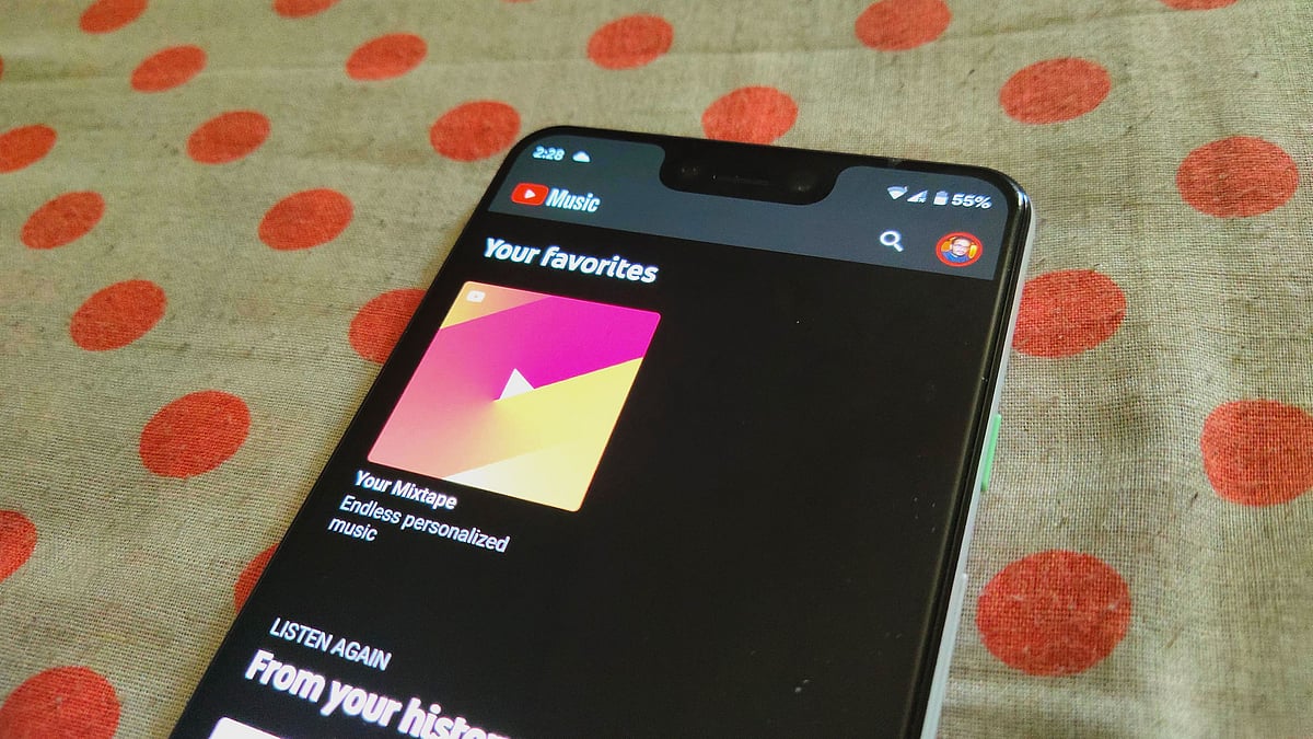 YouTube Music is not just a music streaming app after all. It’s a player too. 