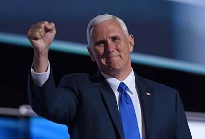 US Vice President Mike Pence <b></b><i></i><strike></strike>