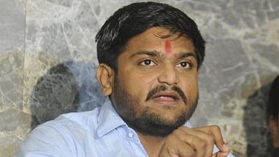 Patidar Anamat Andolan Samiti (PAAS) leader Hardik Patel. 