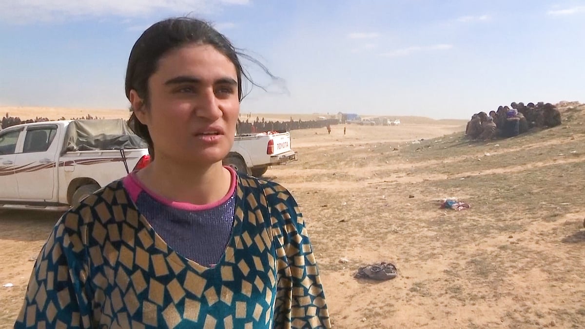 ISIS captive who is now free.