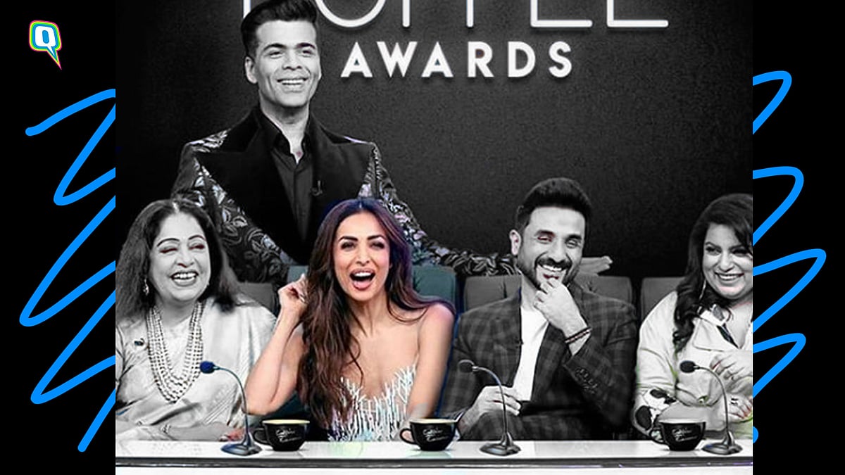 Malaika Arora on the sets of Koffee With Karan Awards