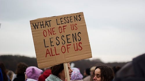 The fight for equality should begin at home.