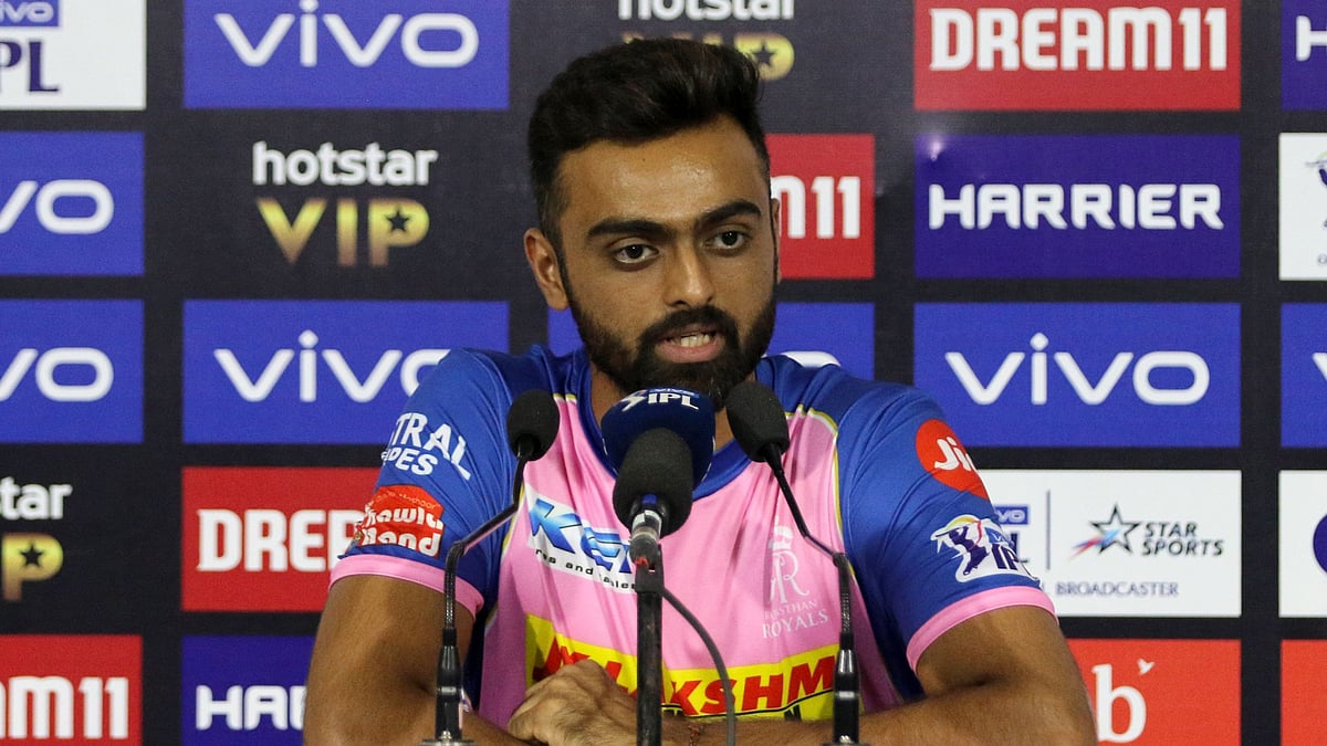 Jaydev Unadkat was adjudged the Man of the Match for RR against SRH on Saturday.&nbsp;