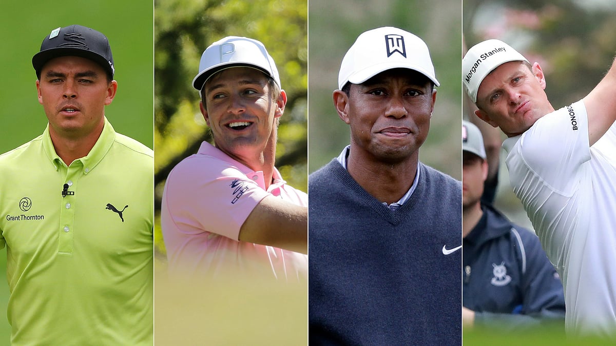 Rickie Fowler, Bryson Dechambeau, Tiger Woods and Justin Rose are some of the favourites for the Green Jacket.