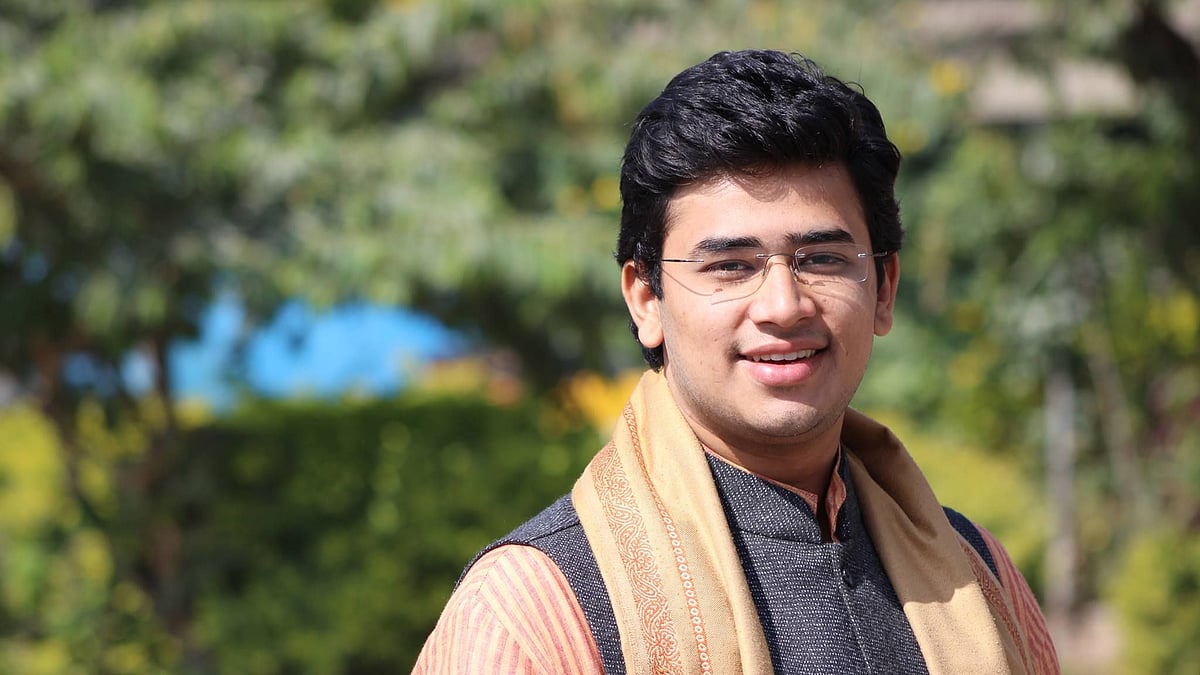 BJP’s Bangalore South Candidate Tejasvi Surya.