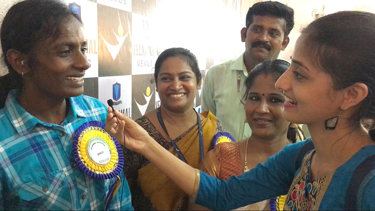 Gomathi made India proud by winning a gold at the Asian Athletics Championships in Doha.