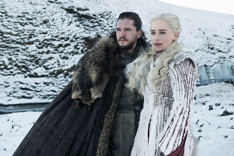 Jon Snow and Daenerys Targaryan