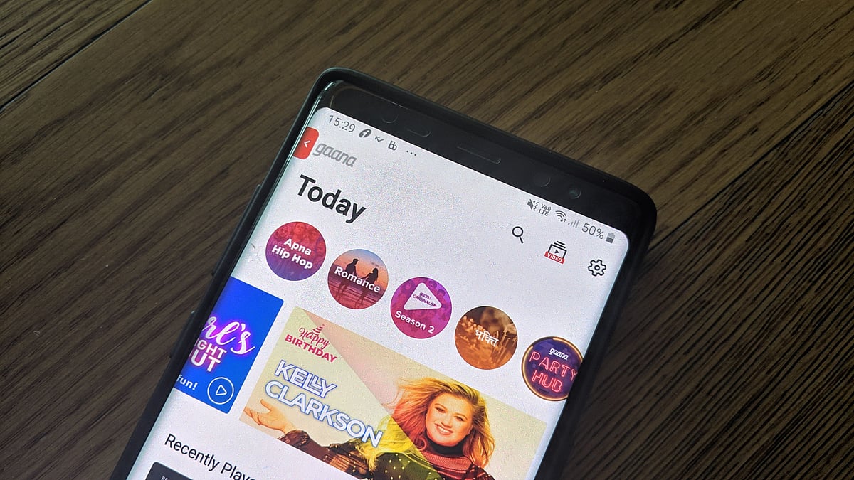 Gaana’s regular app will now display video content as well.