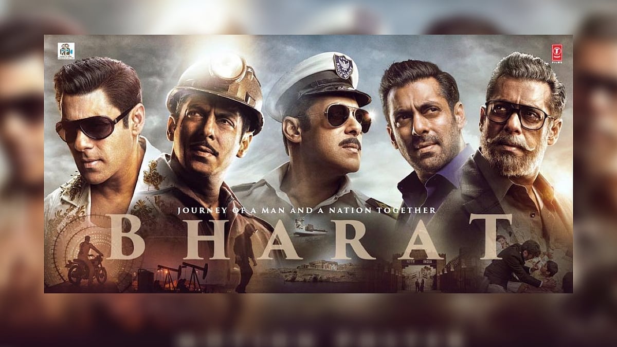 Salman Khan in and as <i>Bharat</i>.