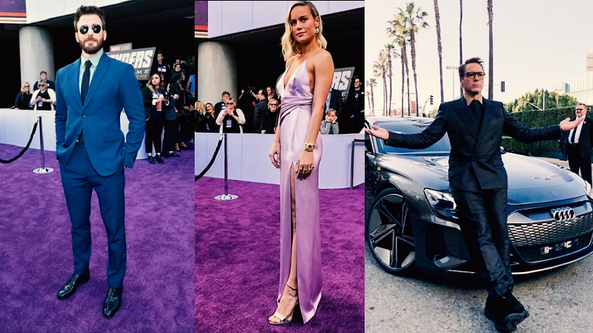 Cast of <i>Avengers: Endgame </i>at the world premiere of the movie.