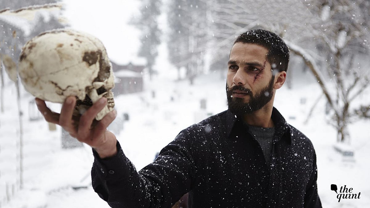 Shahid Kapoor in a still from <i>Haider</i>.