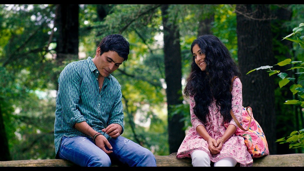 Manav Kaul and Amrita Bagchi in a still from <i>Music Teacher</i>.