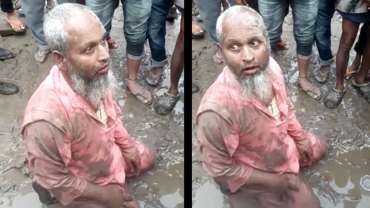 Shaukat Ali was also forced to eat from a packet which the mob claims contained pork meat.