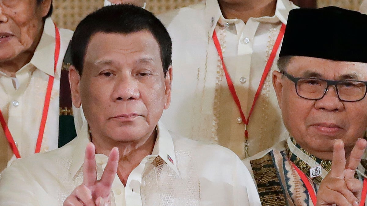 Philippine President Rodrigo Duterte.