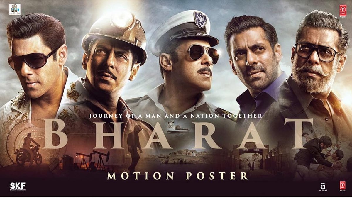 Salman Khan’s looks in <i>Bharat</i>.