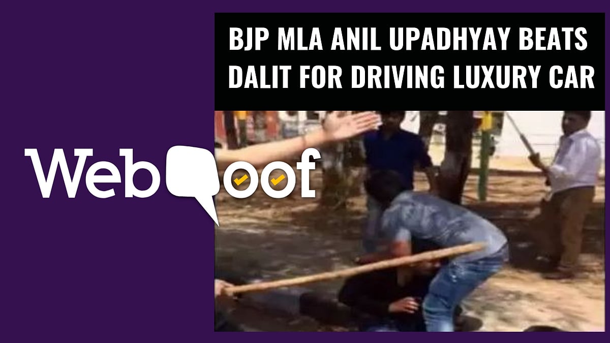 Screenshot of the video making rounds on social media . 