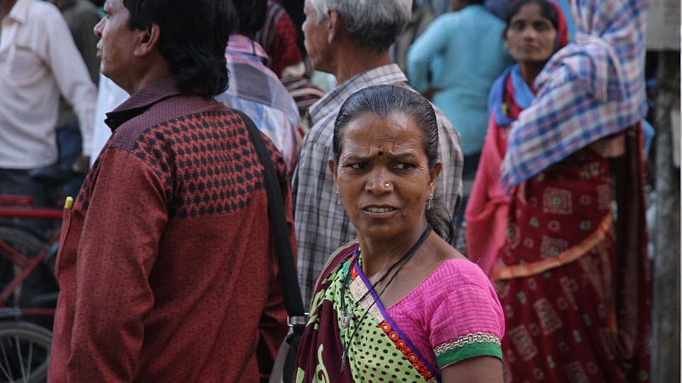 Meena Ben Rathwa and her husband Rajesh Rathwa are among millions of naka workers employed in the construction sector, the 2nd largest employer after agriculture. 