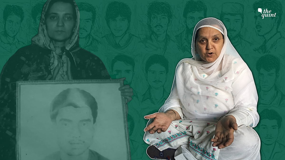 To look for her son, Parveena went to the courts. But due to AFSPA which gives armed forces special rights, permission for interrogation wasn’t granted. 