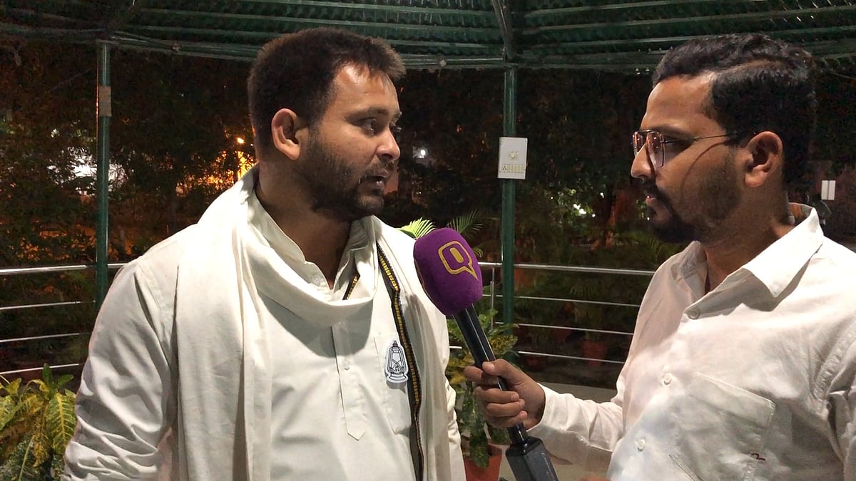 Tejashwi Yadav speaks to The Quint.