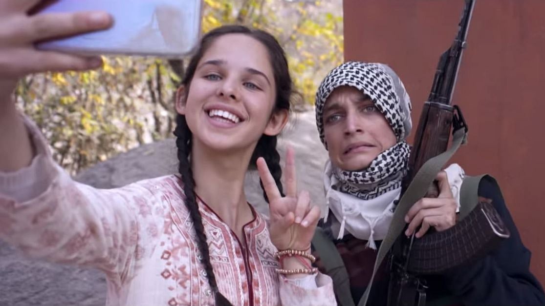 A still from No Fathers in Kashmir