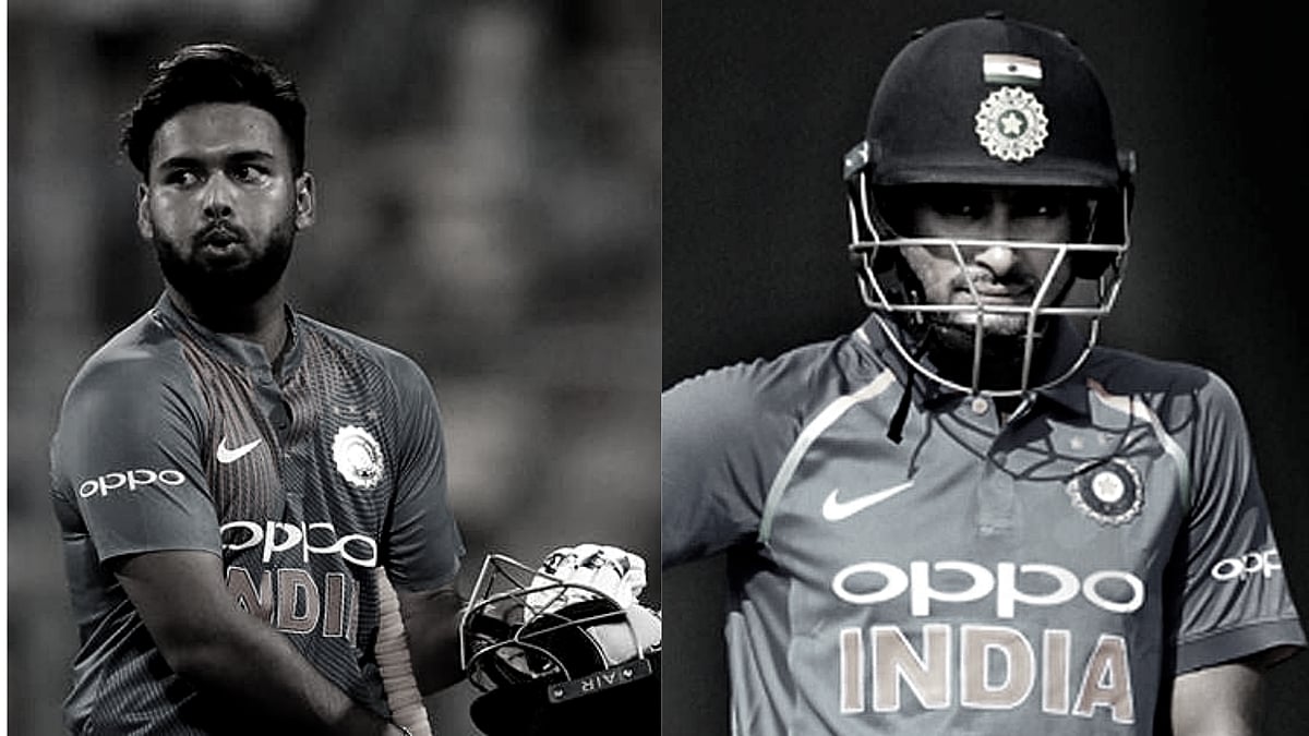 Both Rishabh Pant (left) and Ambati Rayudu were not part of the 15-member squad to England.