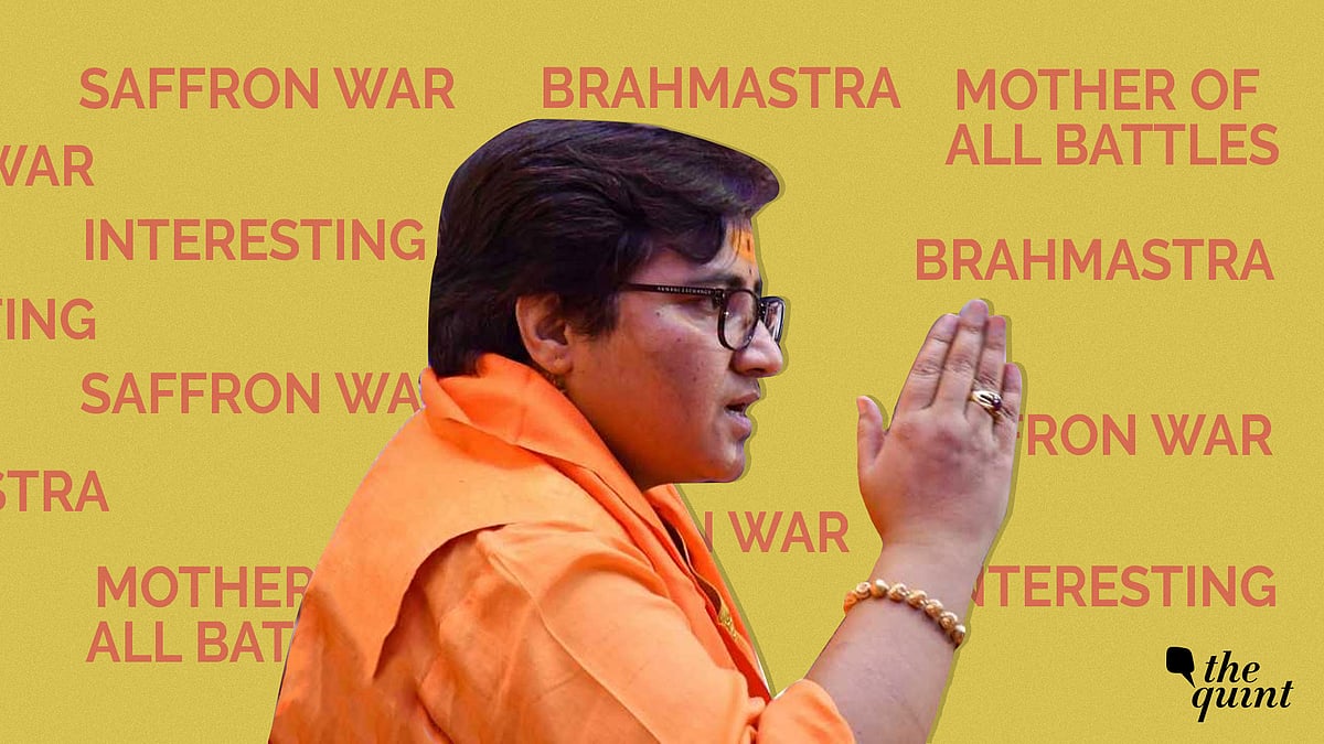 Pragya Thakur will contest on a BJP ticket from Bhopal.&nbsp;