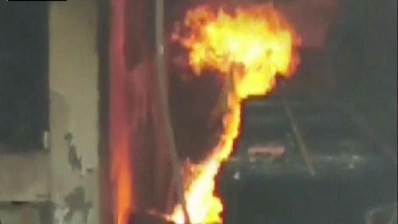 The dog lost its life in the cylinder blast.