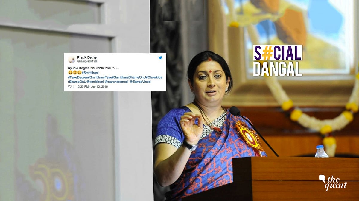 Congress spokesperson Priyanka Chaturvedi took a dig at Smriti Irani, saying that a new serial – ‘Kyunki Mantri Bhi Kabhi Graduate Thi’ – was going to hit the screens.